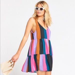 NWT Mumu Mezcal Stripe Emme Dress